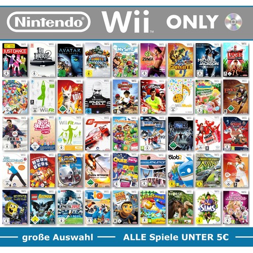 Nintendo wii spiele wahl nur - nintendo, spiele-wahl