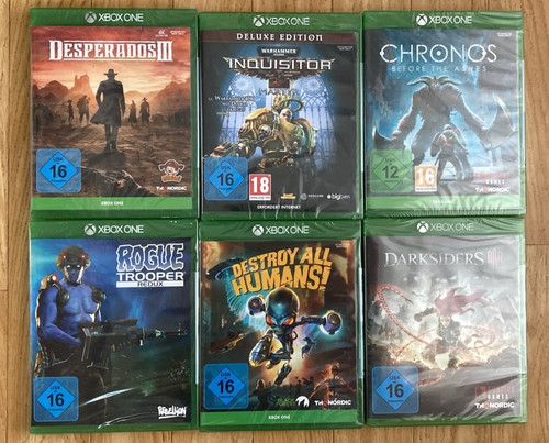 Xbox one spiele - 6x,
