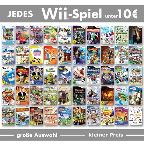 Nintendo wii spiele wahl - nintendo, spiele-wahl