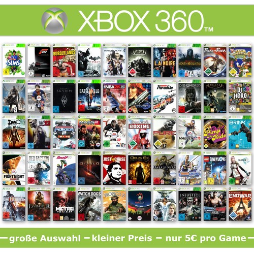 Xbox 360 spiele wahl - xbox,